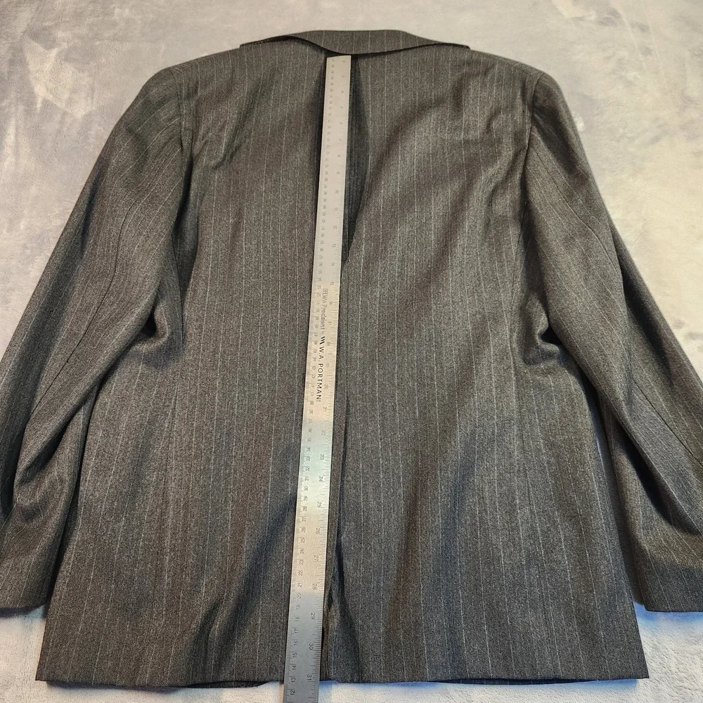 Tonello Men Blazer Jacket IT 56 US 46 Wool Cashmere Pinstripe Made in Italy